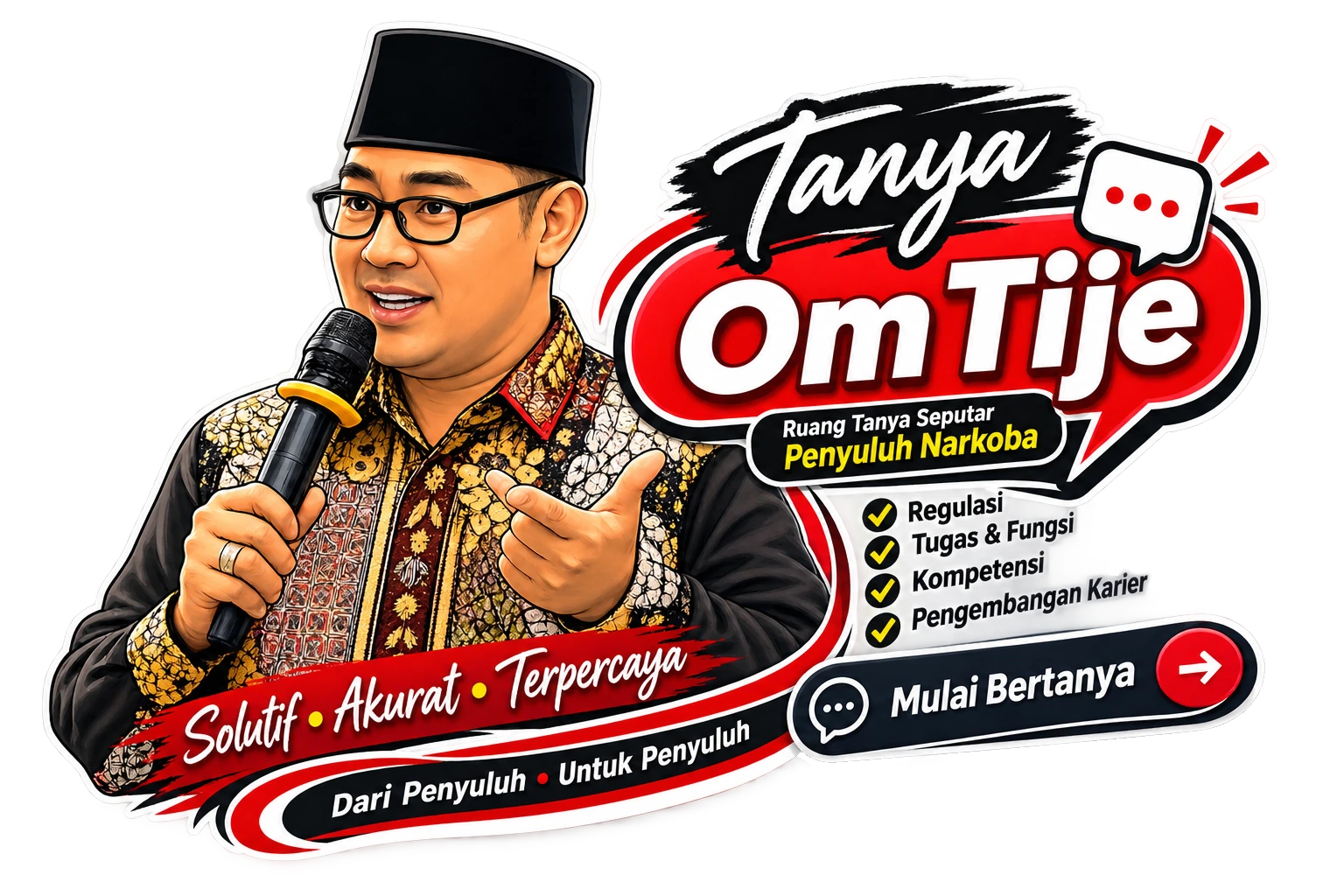 Badge Tanya Om Tije